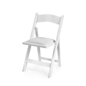 כסא עץ תאילנדי צבע לבן